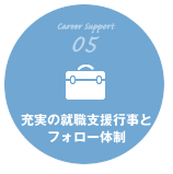 CareerSupport05 充実の就職支援行事とフォロー体制